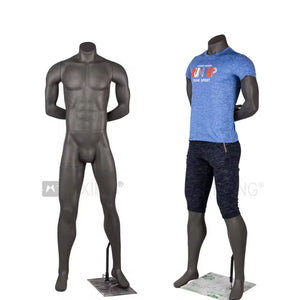 Male Fiberglass Headless Standing Full Body Big Muscle Mannequin for Sale