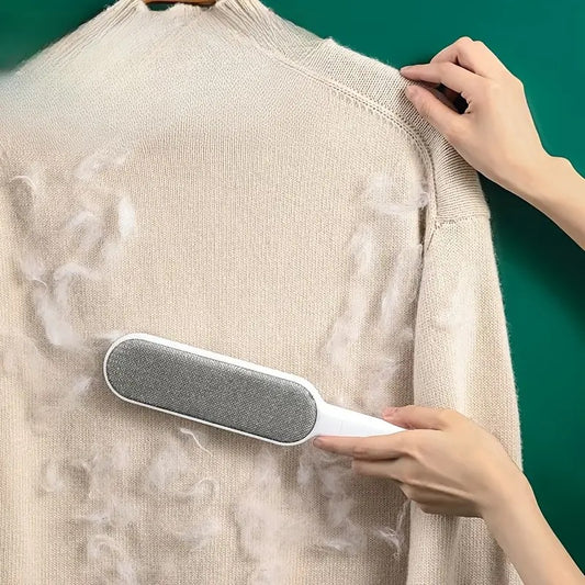 Reusable Lint Removal Brush, Double Sided Pet Hair Removal Brush,
