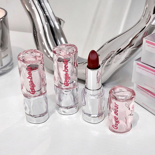 Gege Bear High Quality Light Translucent Water Gloss Lipstick Customizable Color and Logo Fashion Style