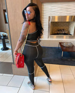 Women off Shoulder Two Piece Summer Outfits Women's Suits Custom Blank Skinny Ladies Tracksuits Clothing