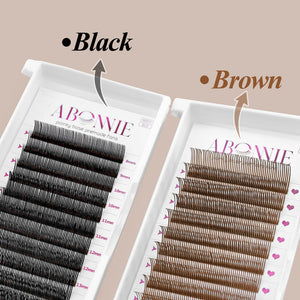 Abonnie 5D Flower Lashes Spikes Eyelash Extensions Fluffy Volume Fans Wispy Lash Premade