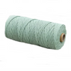 Hot Sale  4mm Diameter 100 Meters Long Cotton Polyester Strings Rope Macrame Braided Cord for Knitt
