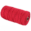 Hot Sale  4mm Diameter 100 Meters Long Cotton Polyester Strings Rope Macrame Braided Cord for Knitt