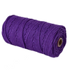 Hot Sale  4mm Diameter 100 Meters Long Cotton Polyester Strings Rope Macrame Braided Cord for Knitt