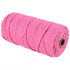 Hot Sale  4mm Diameter 100 Meters Long Cotton Polyester Strings Rope Macrame Braided Cord for Knitt