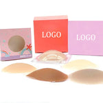 Women's Self-Adhesive Silicone Nipple Pasties Invisible Push-Up Nipple Covers Underwear Accessories for Lingerie Wedding Dresses