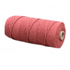 Hot Sale  4mm Diameter 100 Meters Long Cotton Polyester Strings Rope Macrame Braided Cord for Knitt
