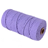 Hot Sale  4mm Diameter 100 Meters Long Cotton Polyester Strings Rope Macrame Braided Cord for Knitt
