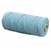 Hot Sale  4mm Diameter 100 Meters Long Cotton Polyester Strings Rope Macrame Braided Cord for Knitt